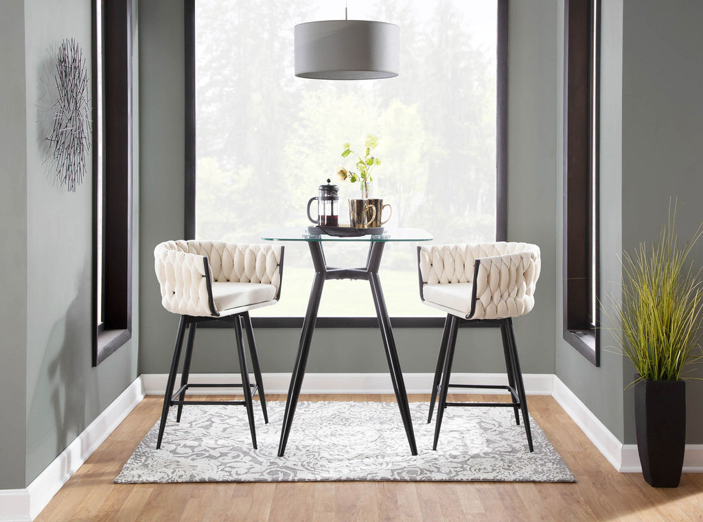 Clara - Mid Century Modern Square Table