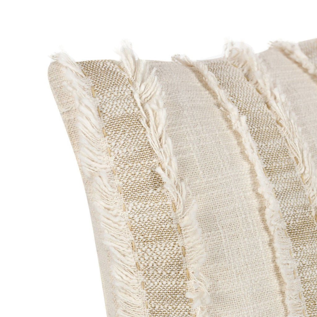 Nenna - 22" x 22" AF Pillow - Natural / Ivory