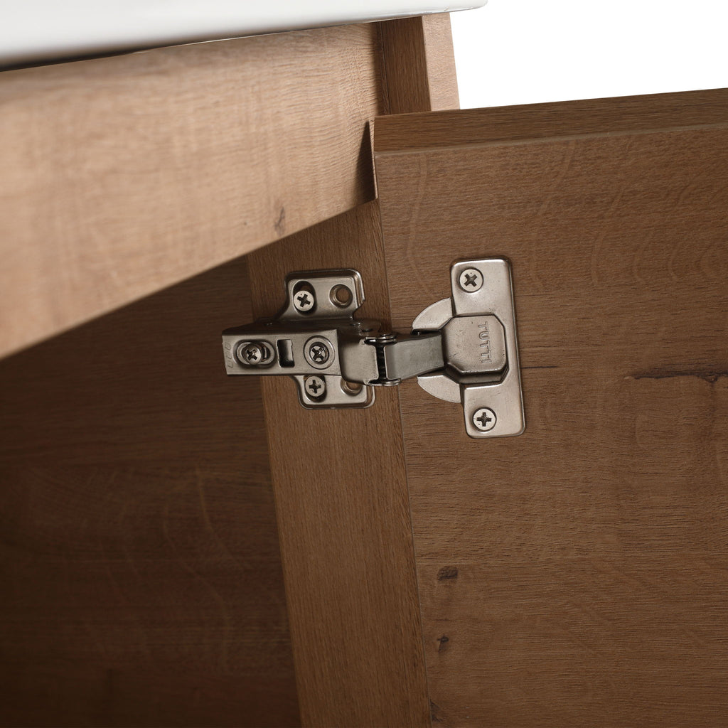 Freestanding Bathroom Vanity With Sink & 2 Soft Close Doors