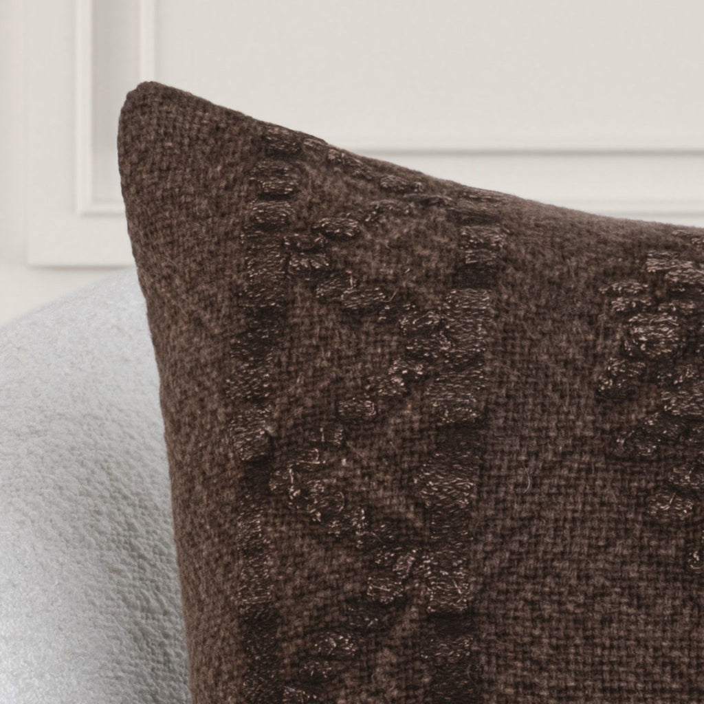 Abbey - 22" x 22"Pillow - Sierra Brown