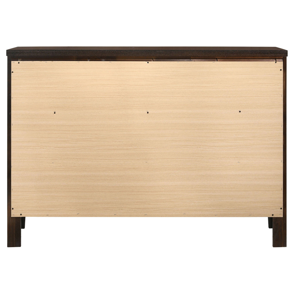 Wedgewood - 6 Drawers Dresser - Cappuccino