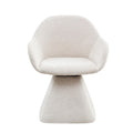 180° Rotating Accent Chair For Living Room - Beige