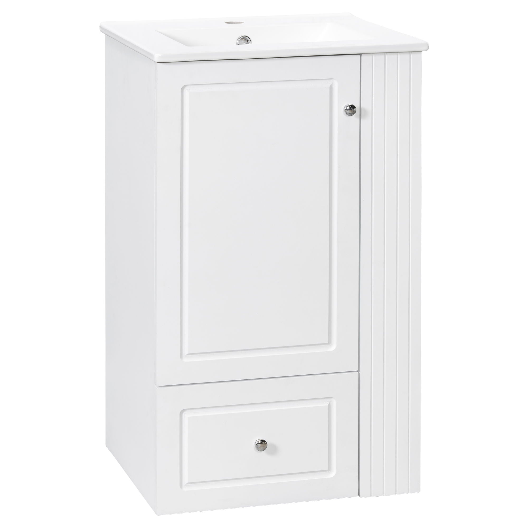 Modern Freestanding Bathroom Vanity With Sink, Soft-Close Drawer, Towel Bar
