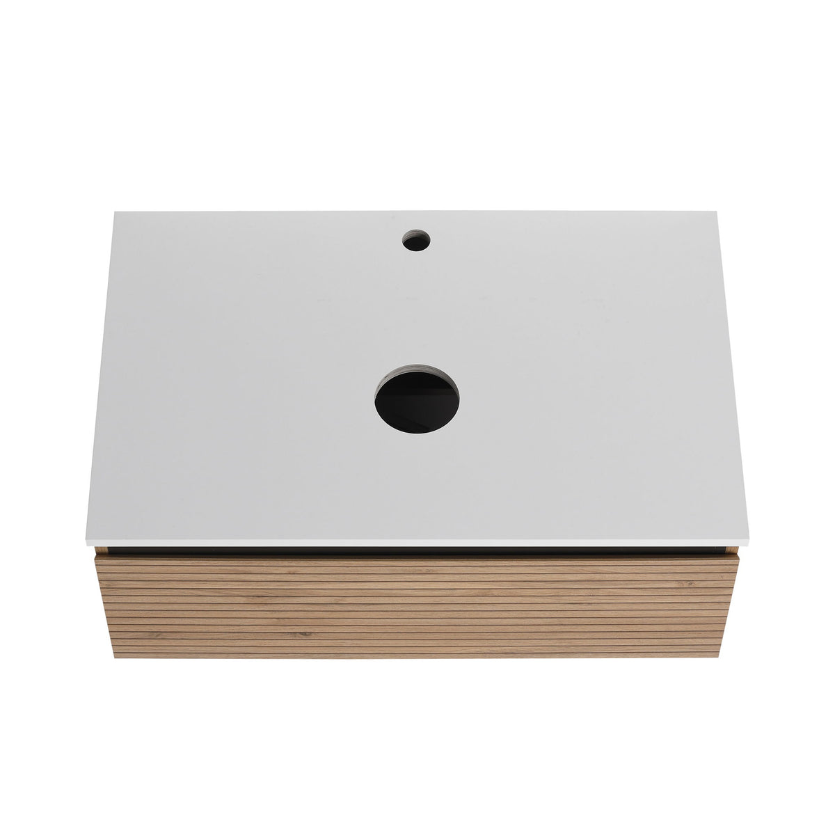 Wall Mounted Bathroom Vanity & 1 Soft Close Drawer (Excluding Sink)