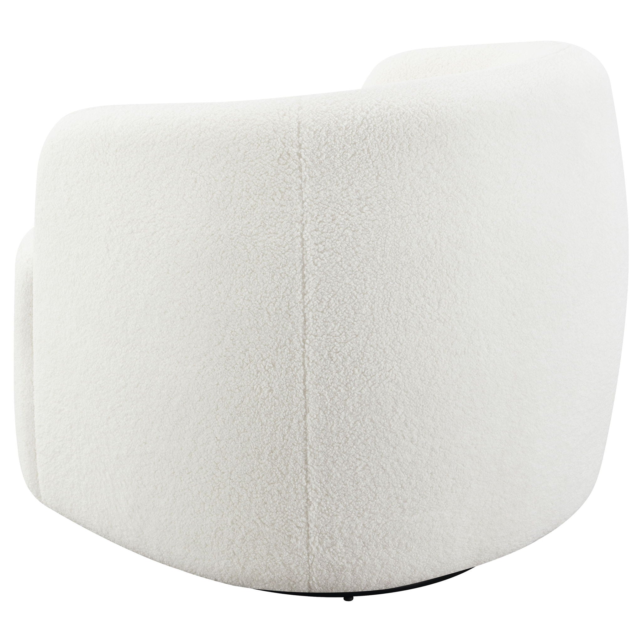 Denae - Upholstered Swivel Chair - Ivory
