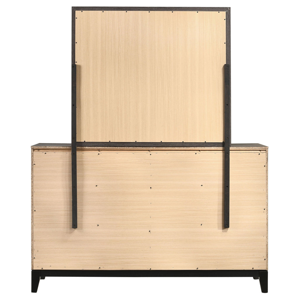 Cabrillo - 6 Drawer Dresser With Mirror - Gray