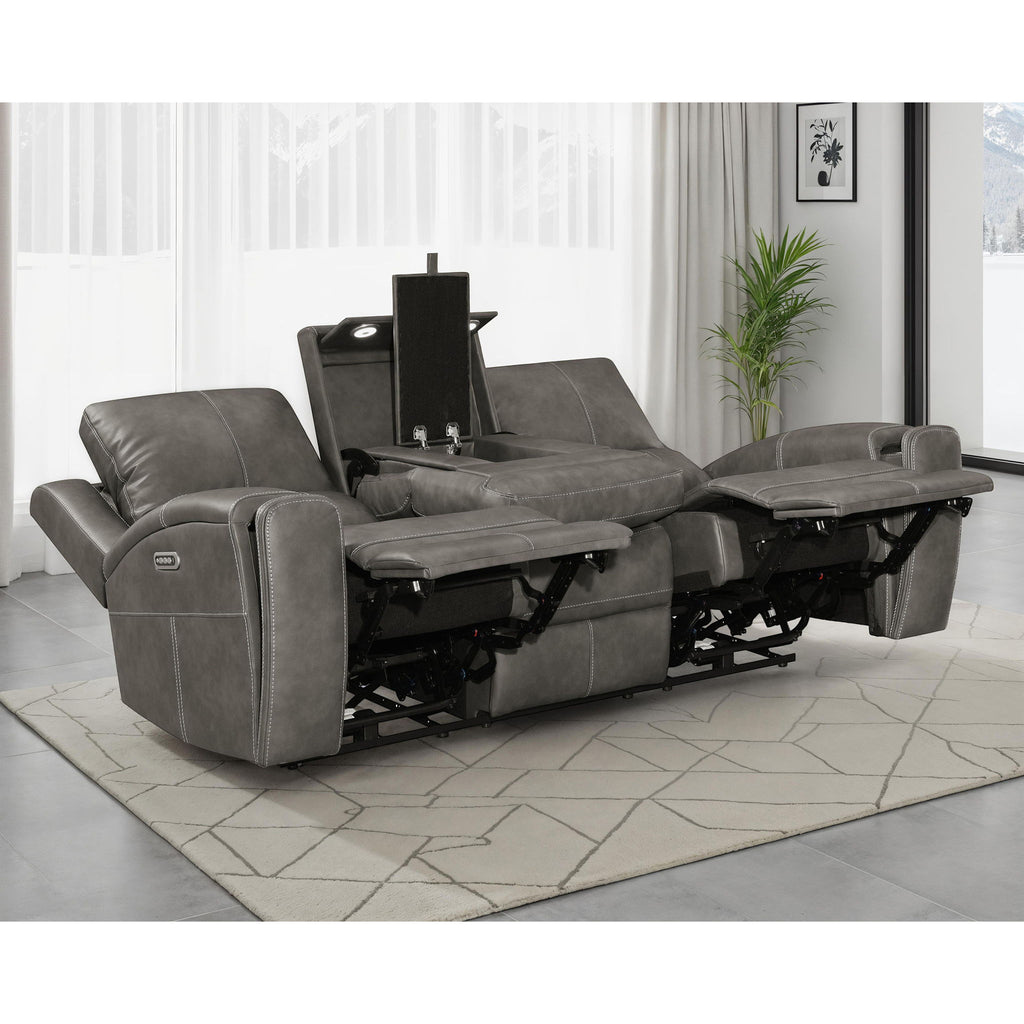 Boyce - Triple Power Reclining Sofa With Independent Headrest