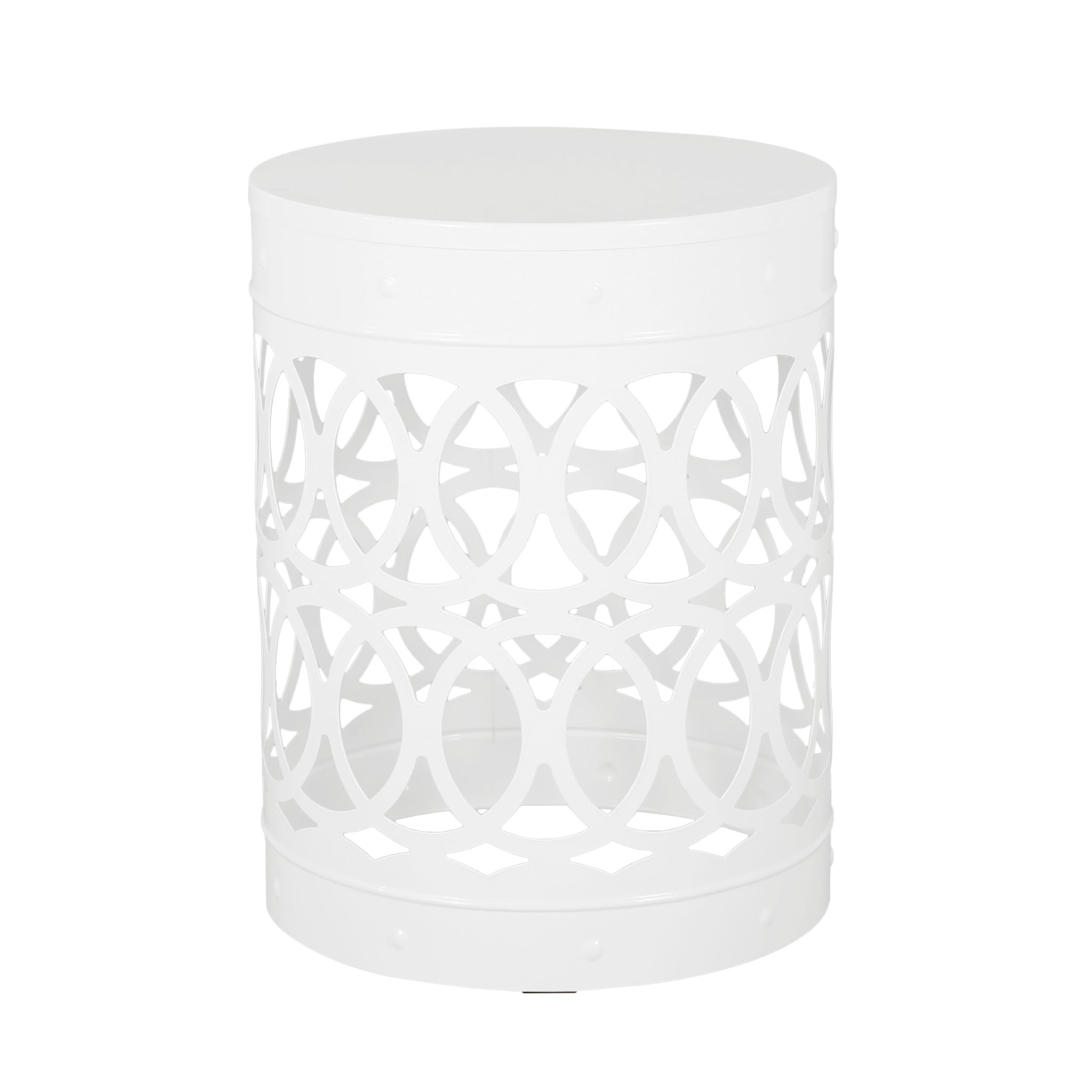 Outdoor Metal S/2 End Table