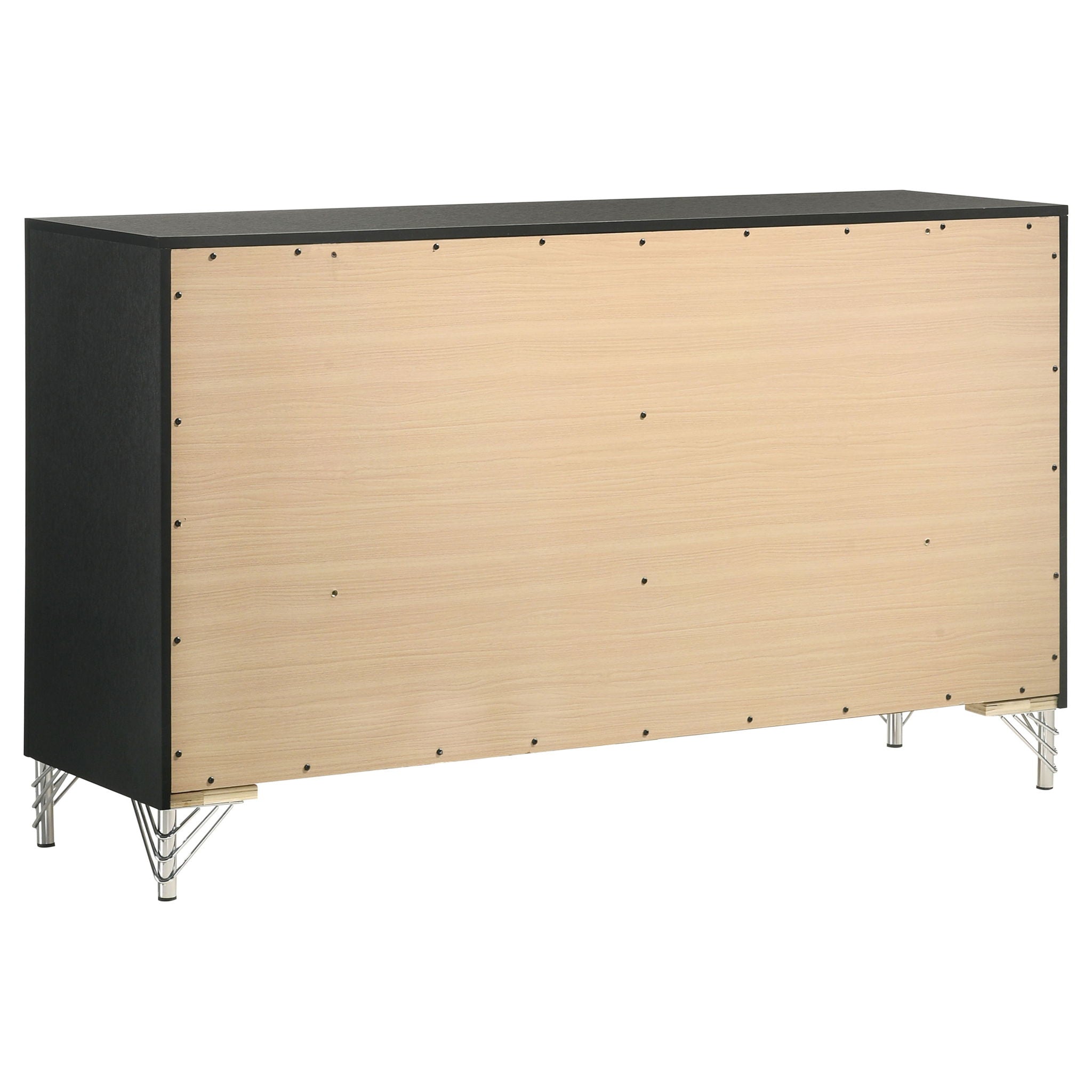 Malcolm - 6 Drawer Dresser Cabinet - Black