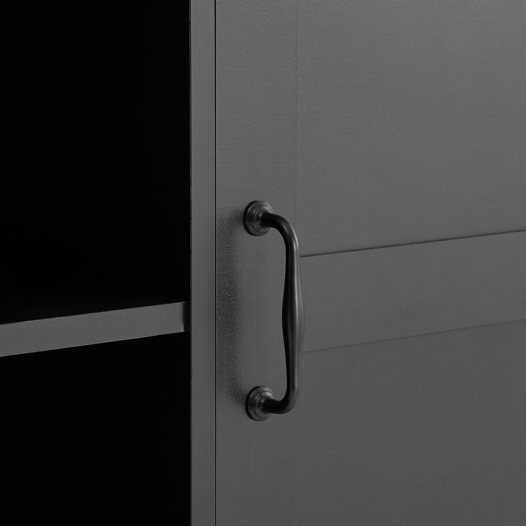 Freestanding Bathroom Storage Cabinet With Doors And Drawers, Adjustable Shelves, Tilt-Out Laundry Hamper