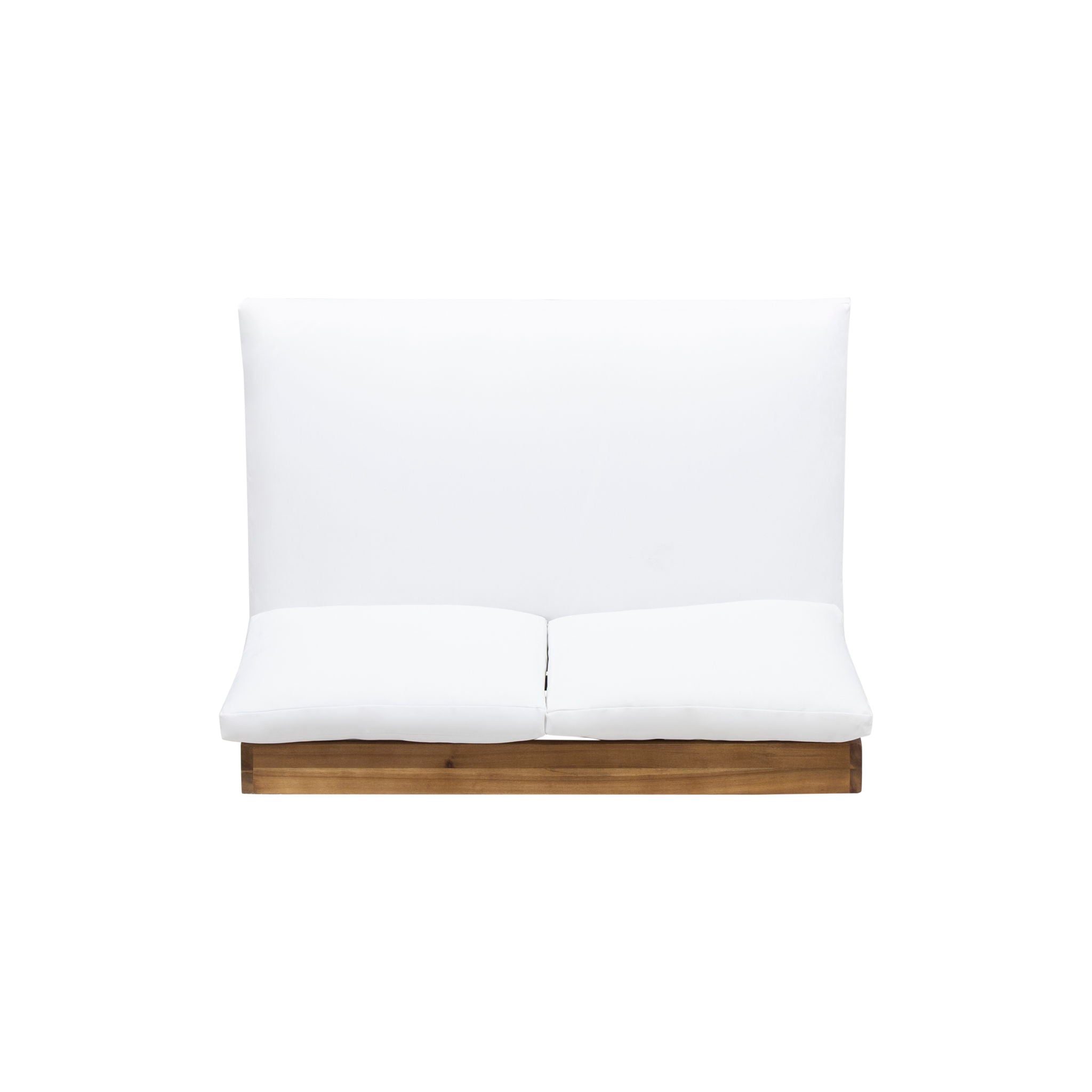 Outdoor Loveseat With Cushions - Teak