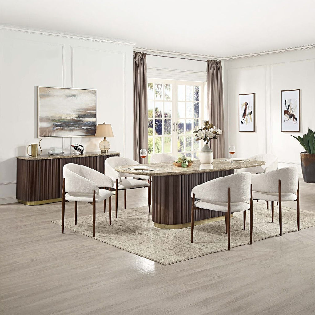 Clayten - Server - Brown Oak