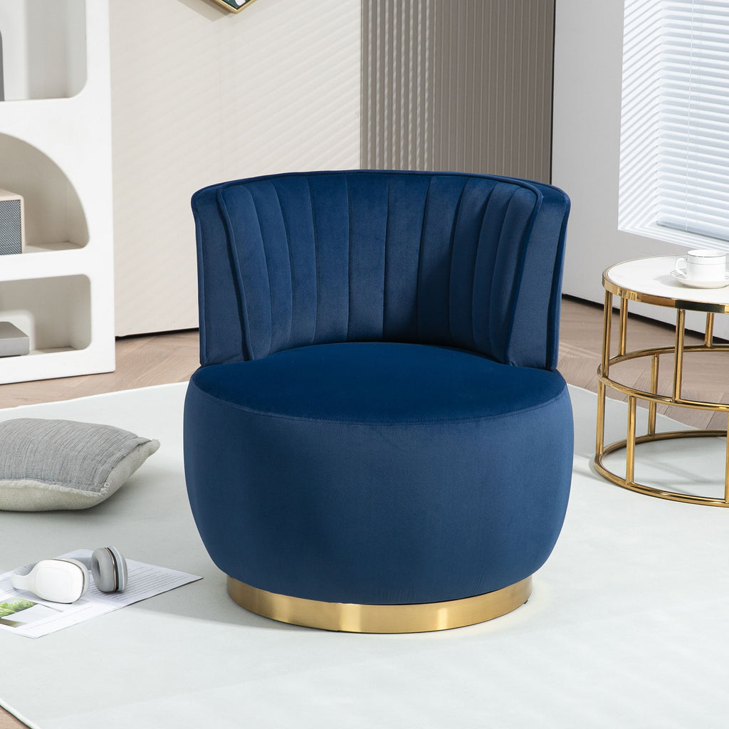 360 Degree Swivel Cuddle Barrel Accent Sofa Chair
