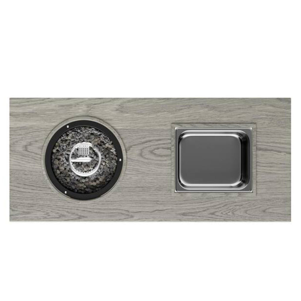 3 In 1 Outdoor Propane Fire Pit Table 50, 000 BTU With Ice Bucket
