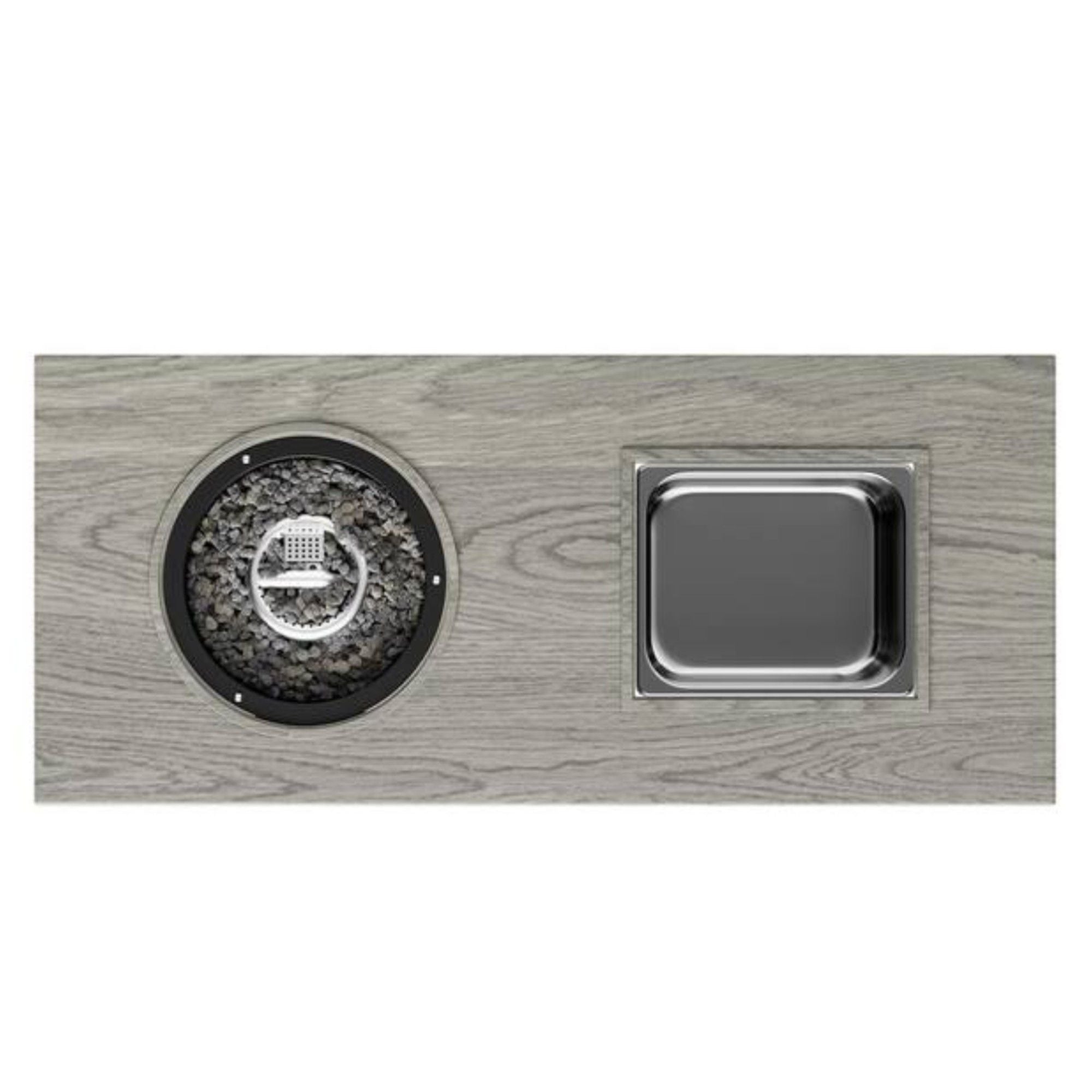 3 In 1 Outdoor Propane Fire Pit Table 50, 000 BTU With Ice Bucket