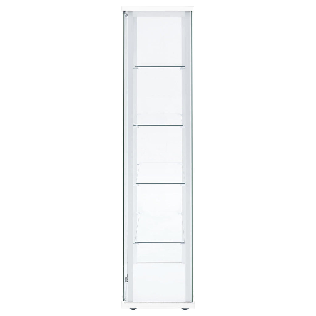 Hyacinth - 4 Shelf Curio Cabinet