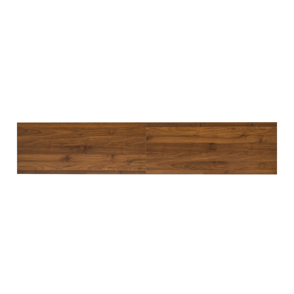 78" TV Stand For TVs Up To 85" Entertainment Center With Deep Drawers & Cable Management, Soft Closing Hinges - Walnut