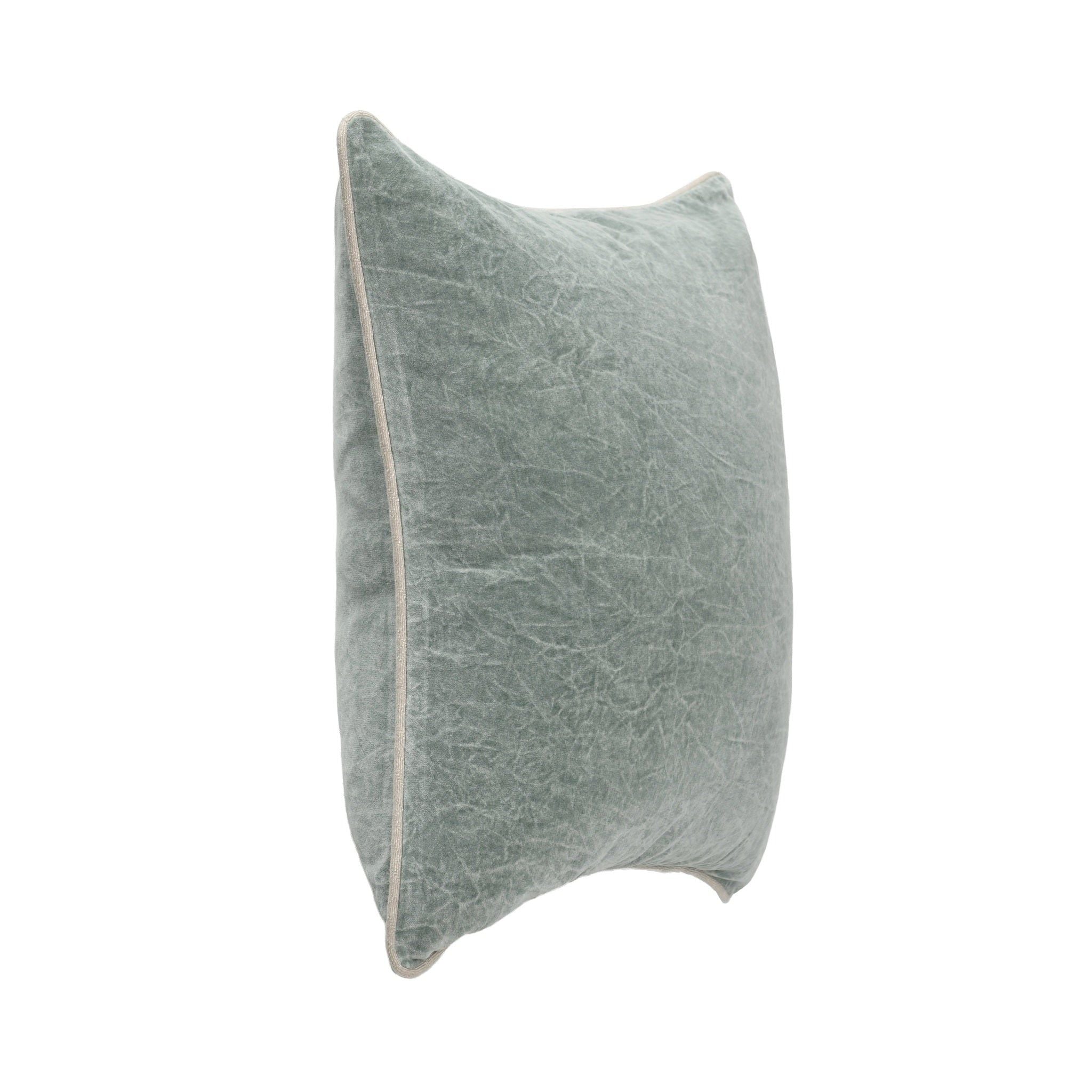 Heirloom Velvet - SLD Pillow - Bay Green