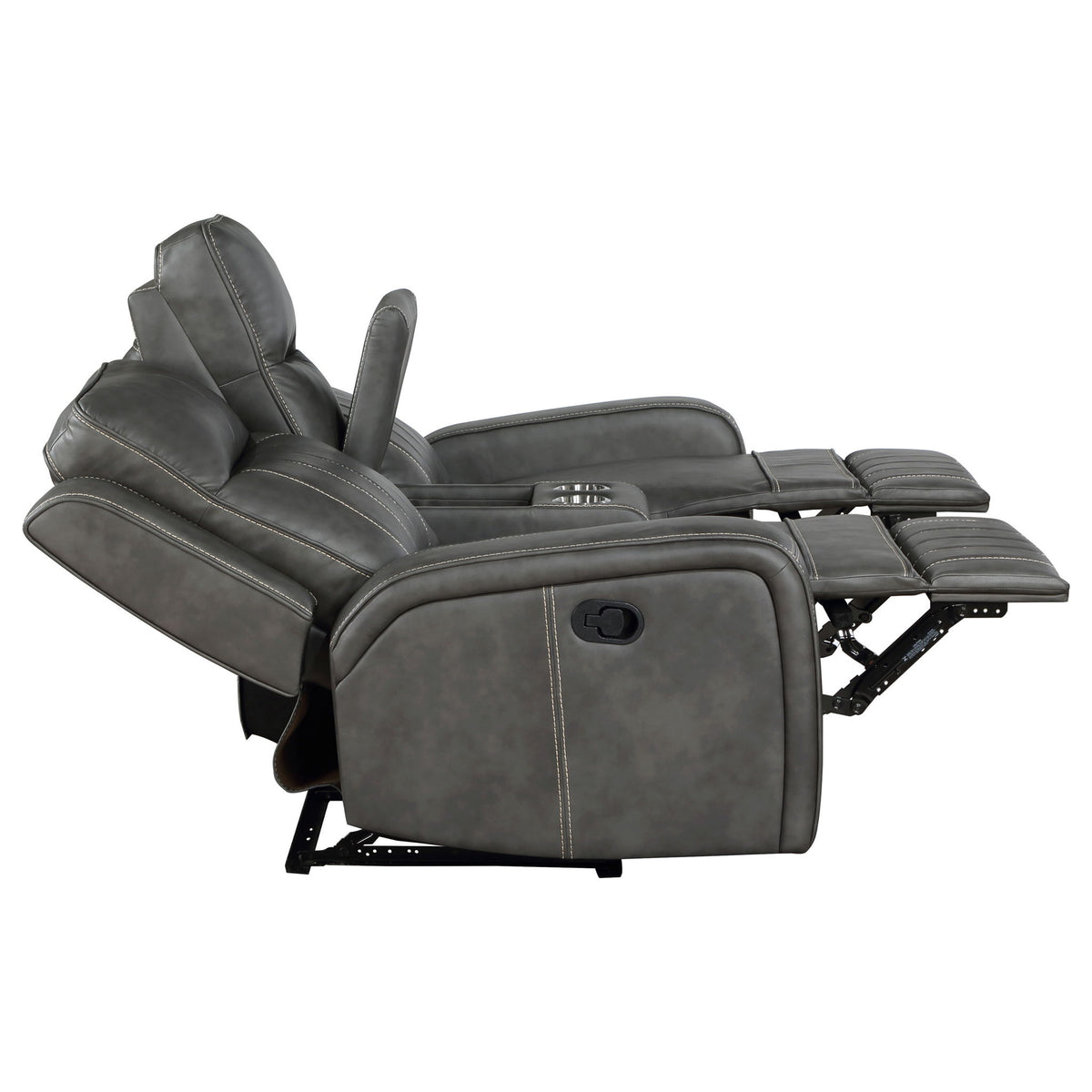 Mckinley - 3 Piece Reclining Sofa Set - Gray