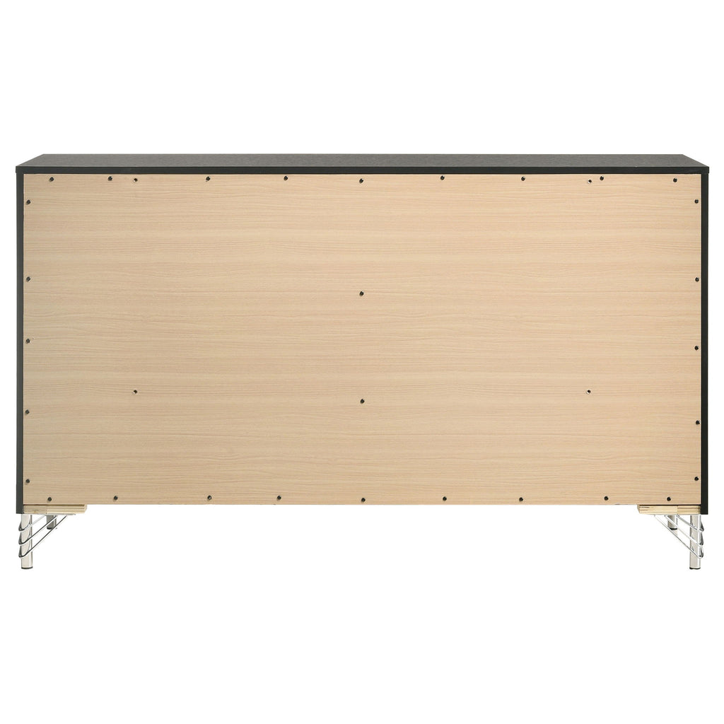 Malcolm - 6 Drawer Dresser Cabinet - Black