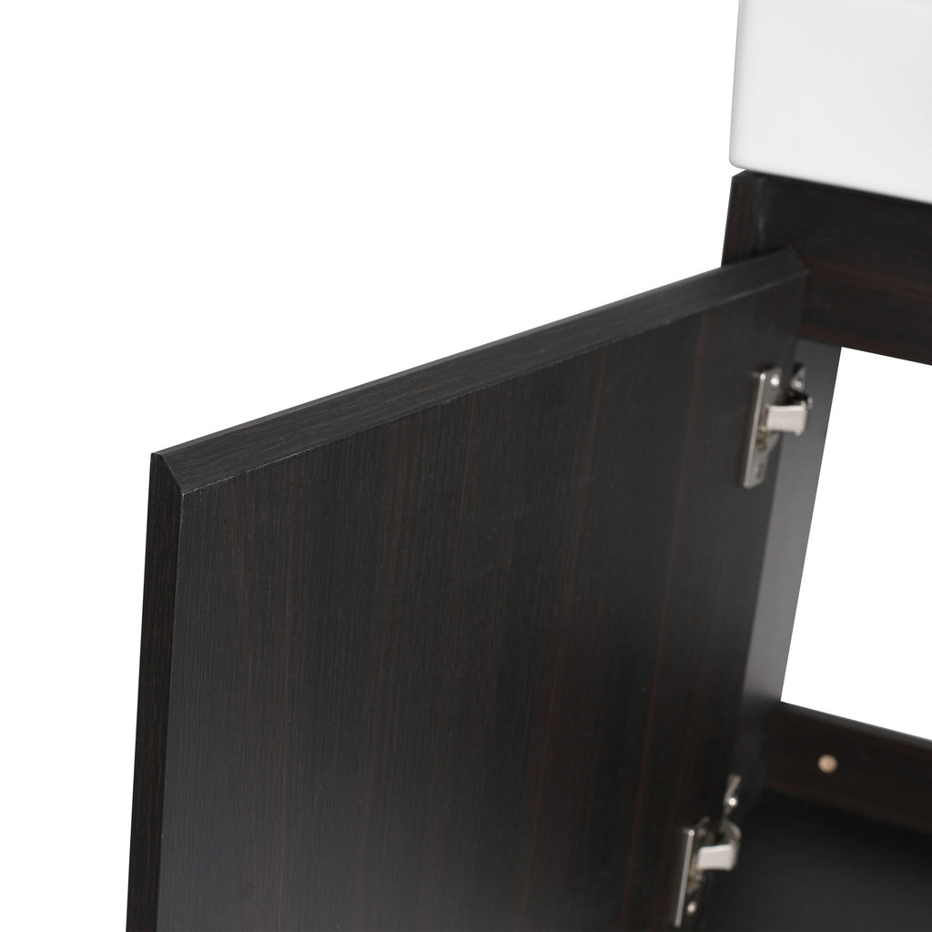 Wall Mounted Bathroom Vanity With Sink, Soft Close Door