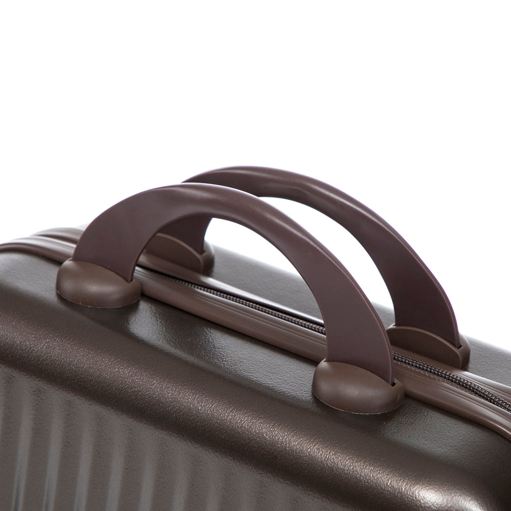 Luggage Set With Cosmetic Case, Combination Lock, Front Opening Design