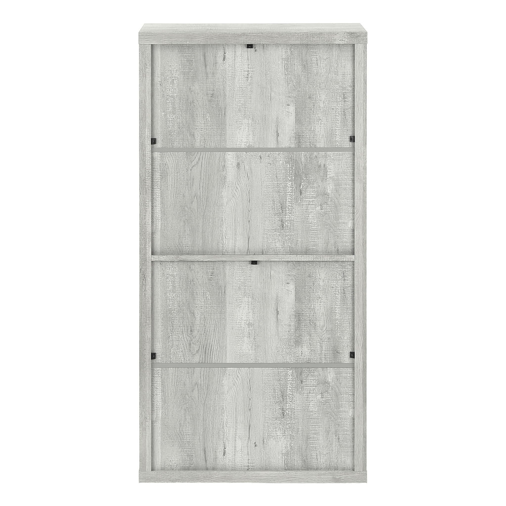 Bookshelf, Bookcase, Etagere, 5 Tier, For Office, Contemporary & Modern - Gray