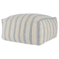 Delgada - Pouf - Natural / Blue