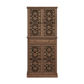 4 Door Cabinet With 1 Drawer, With 4 Adjustable Inner Shelves, Storage Cabinet