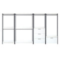 Fiona - Walk-In Closet System, Freestanding - White