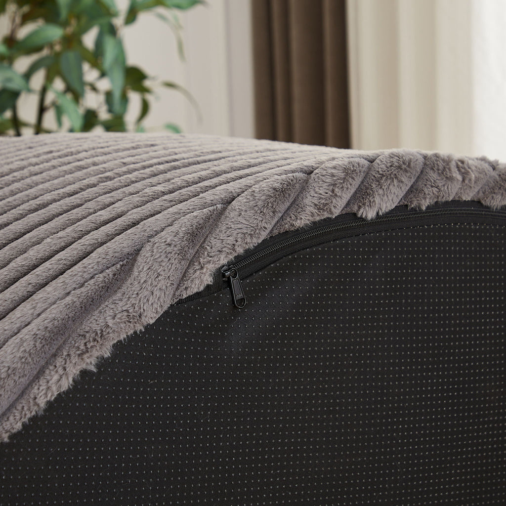 Modern Single Sofa With Backrest Pillow For Living Room