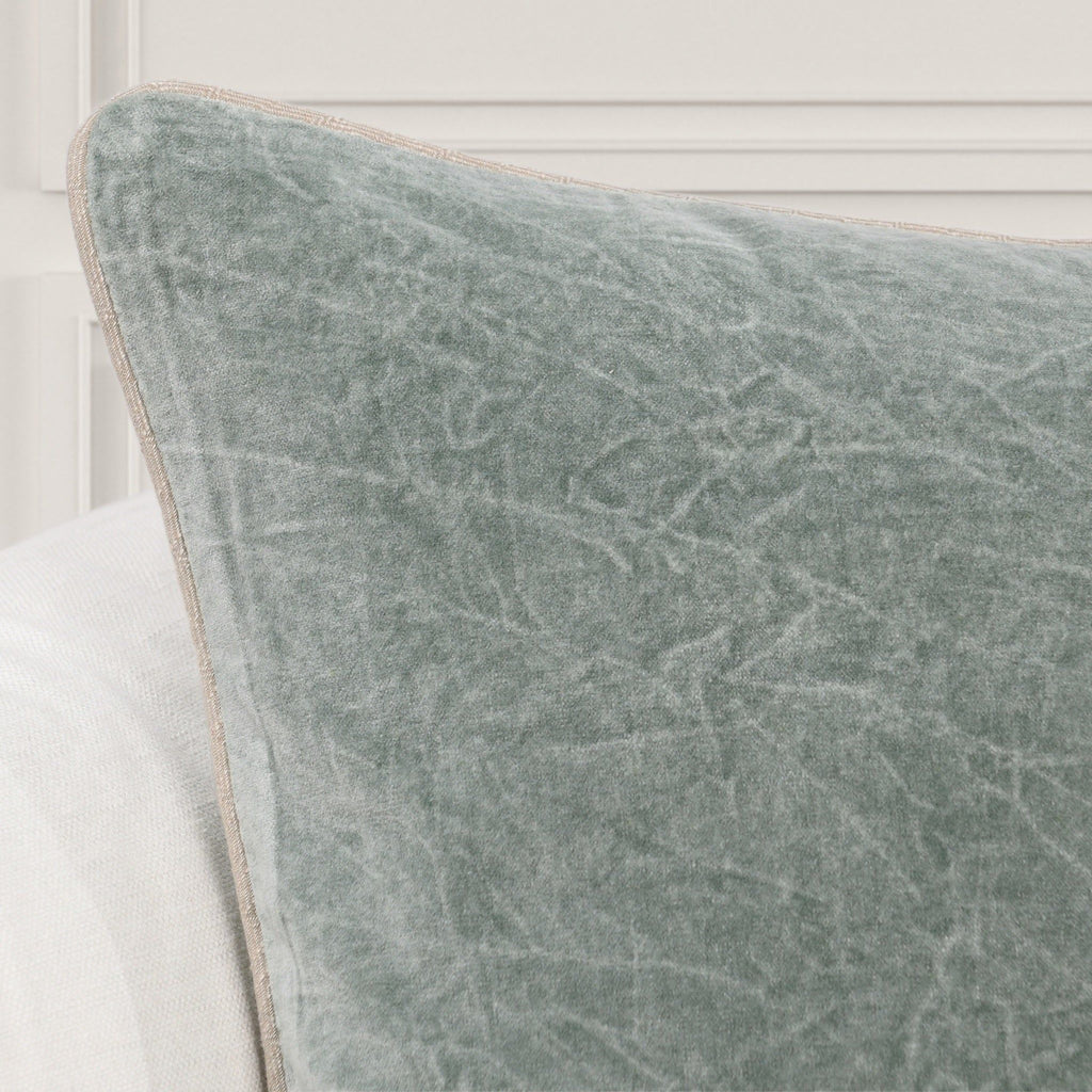 Heirloom Velvet - SLD Pillow - Bay Green