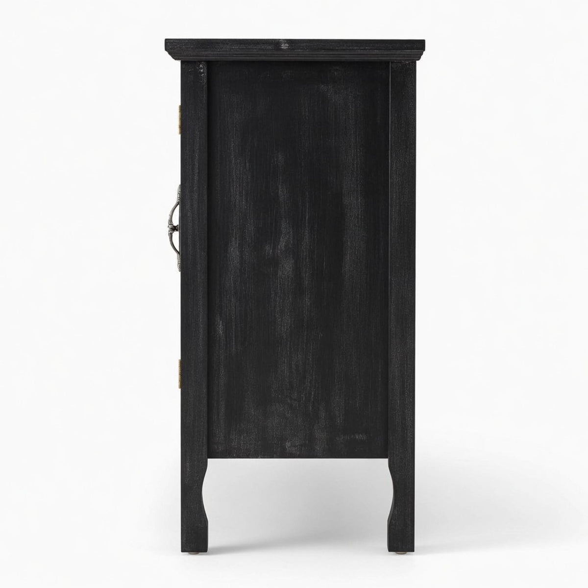 3 Door Sideboard Buffet Cabinet With Storage - Black