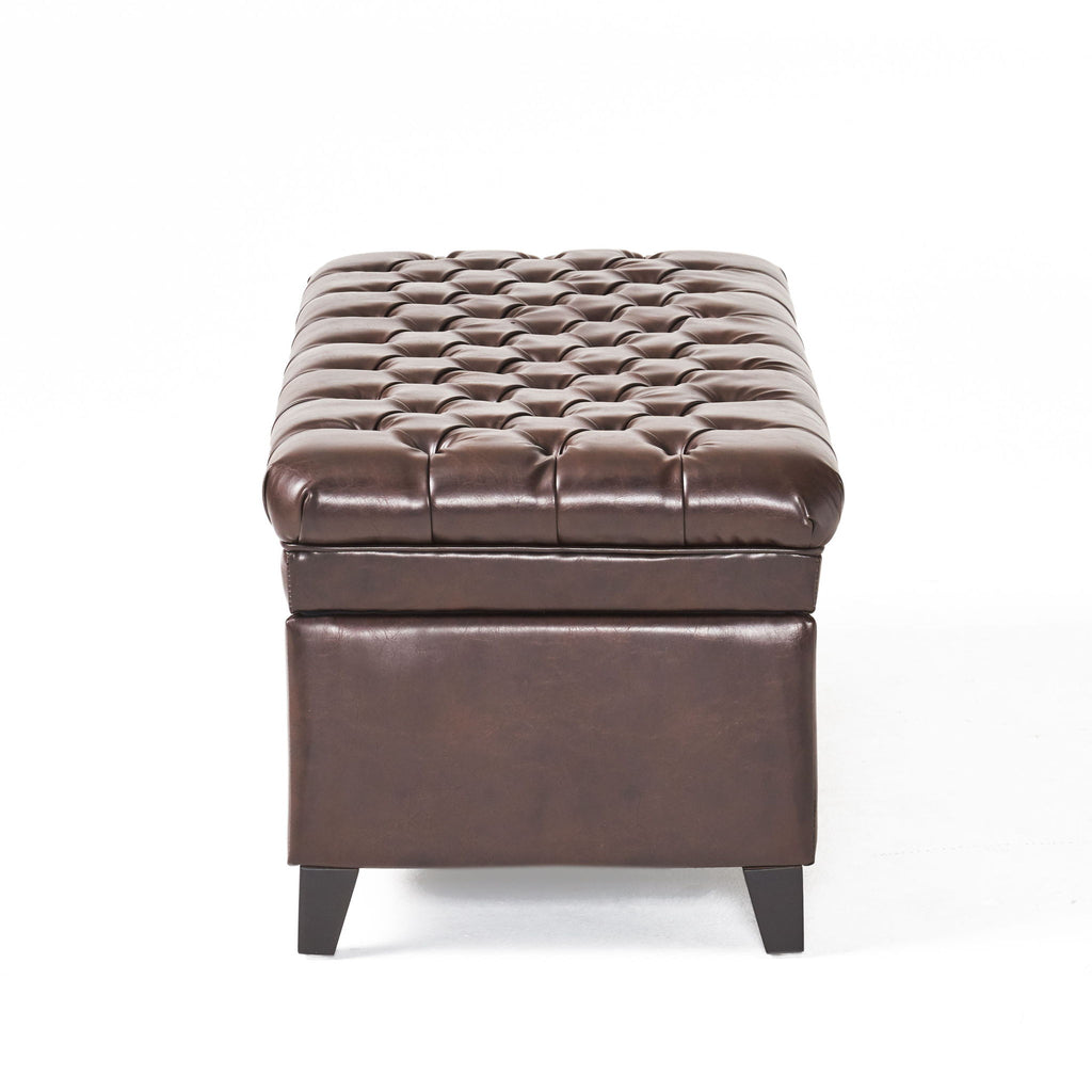 Juliana - Storage Ottoman With Birch Legs