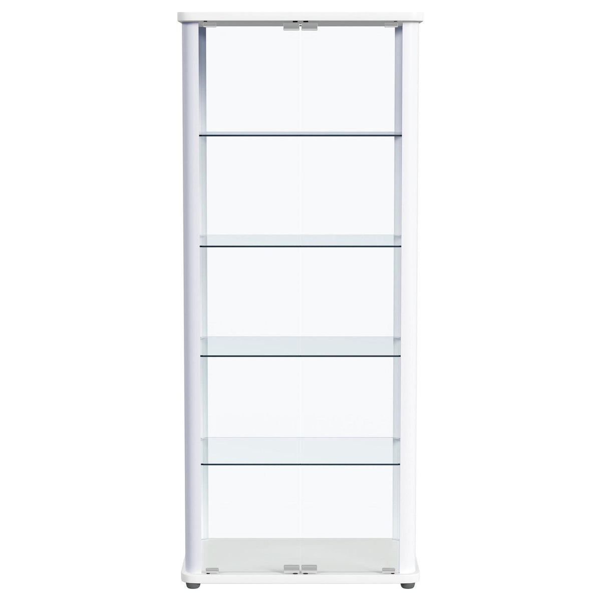 Nevra - 4 Shelf Display LED Curio Cabinet