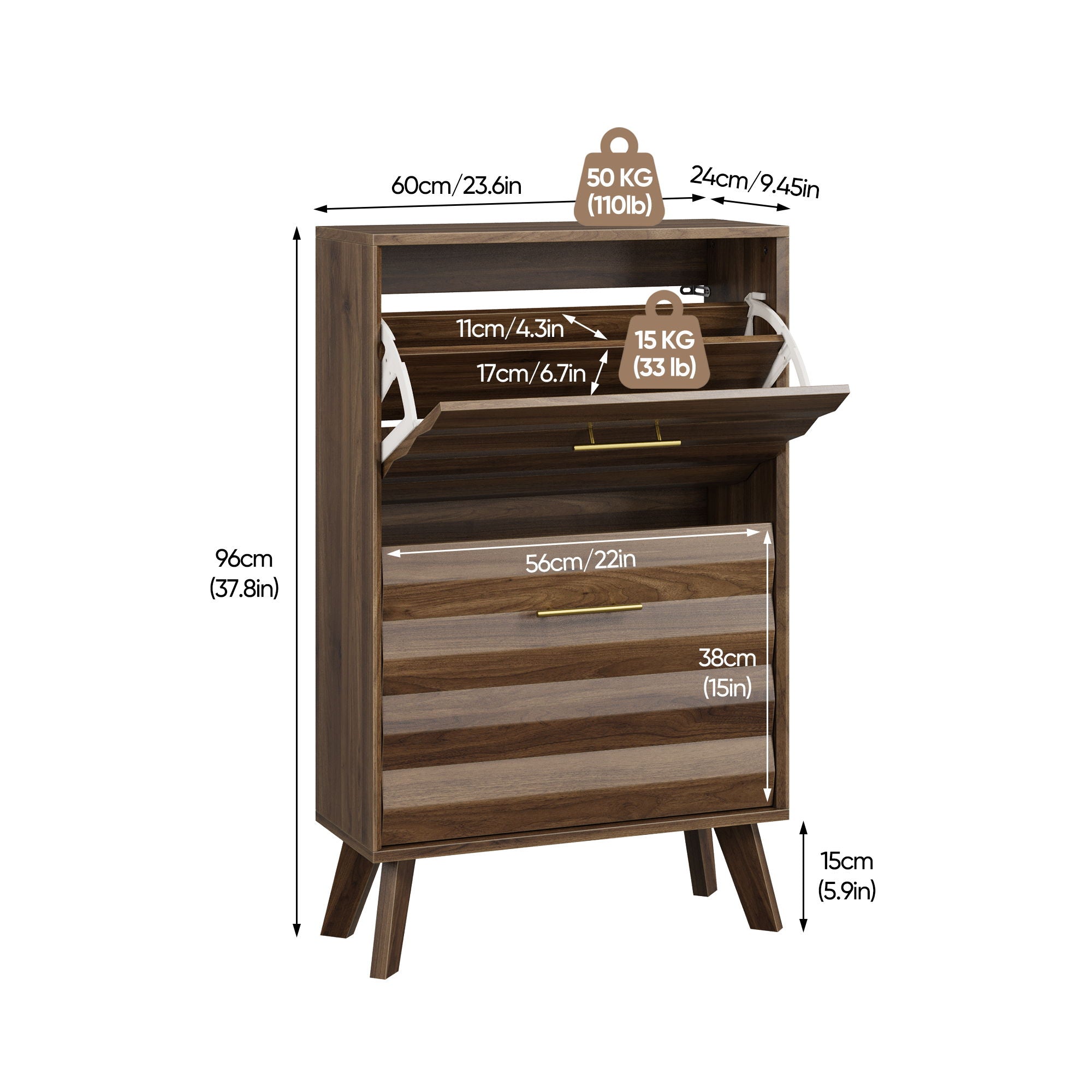 Flip Top Shoe Cabinet