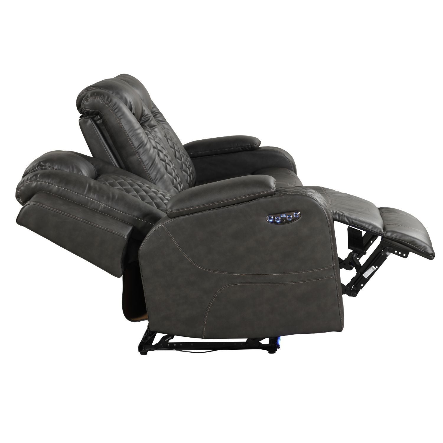 Benz - LED & Power Recliner With Adjustable Headrests And Ambient LED Lighting