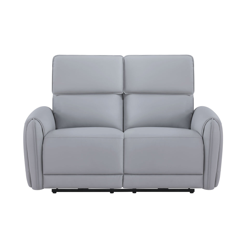 Jeromie - Power Motion Loveseat With USB Port - Gray