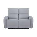 Jeromie - Power Motion Loveseat With USB Port - Gray