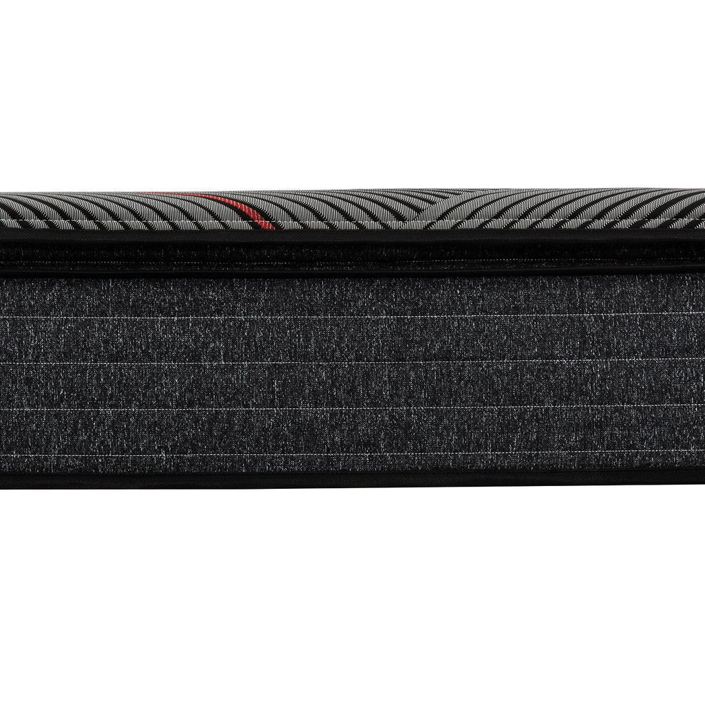 15" Euro Top Gel Memory Foam Hybrid Mattress With Pocket Coils, Cooling & Edge Support - Black - Queen