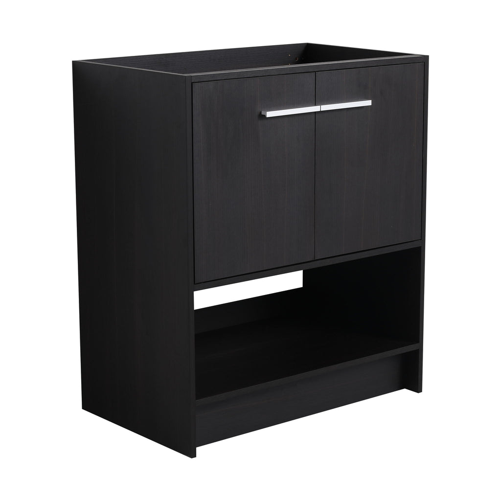 Modern Freestanding Bathroom Vanity With 2 Doors