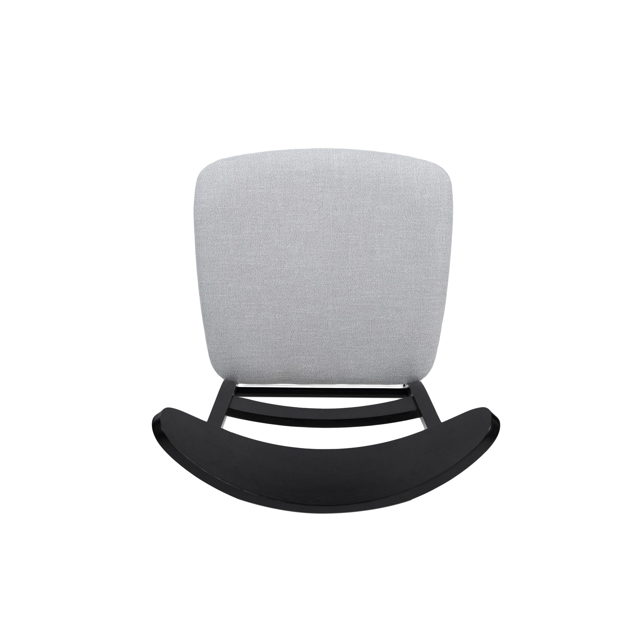 5 Piece Dining Set With 1 Table And 4 Upholstered Chairs - Black / Light Gray