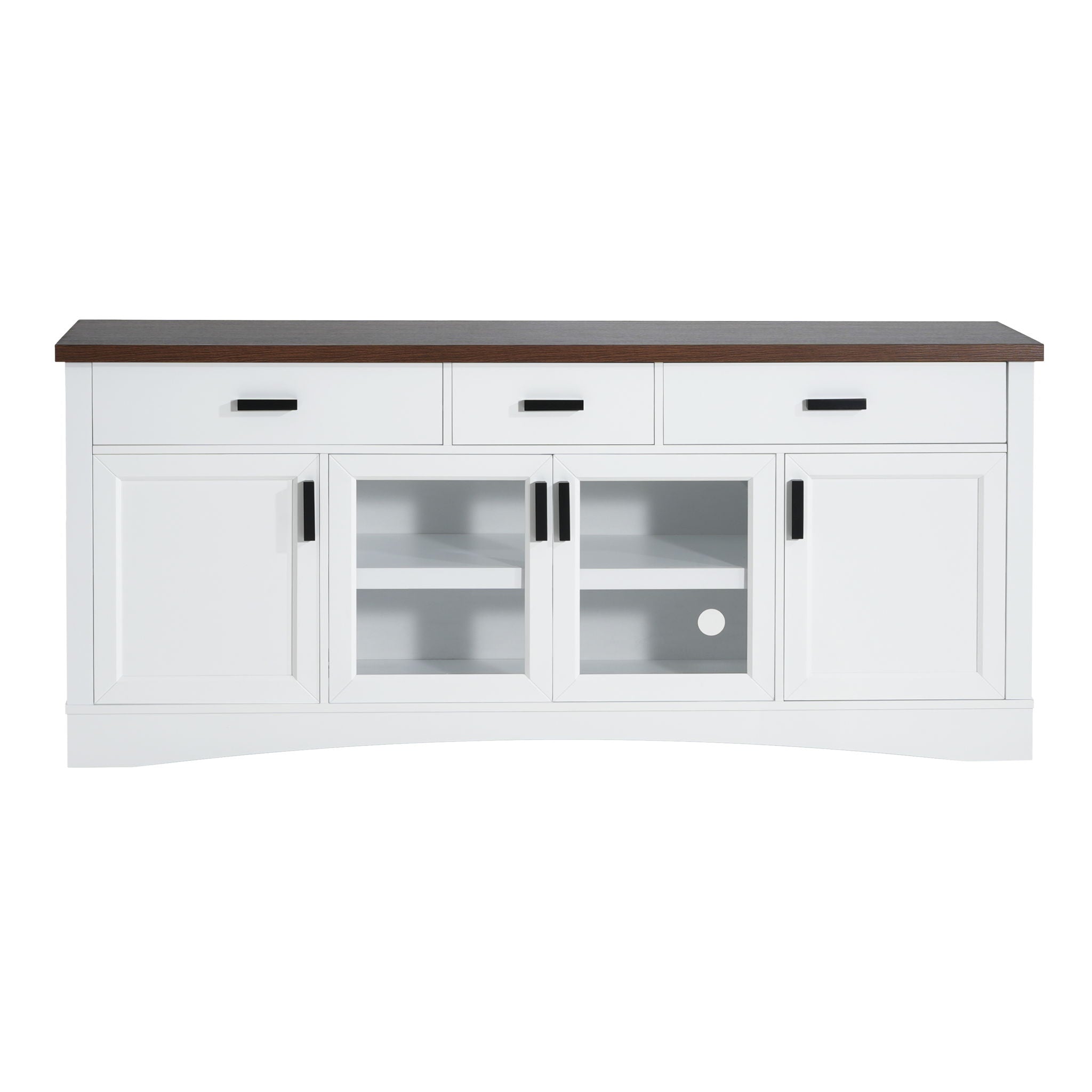 Modern TV Console & Adjustable Shelves