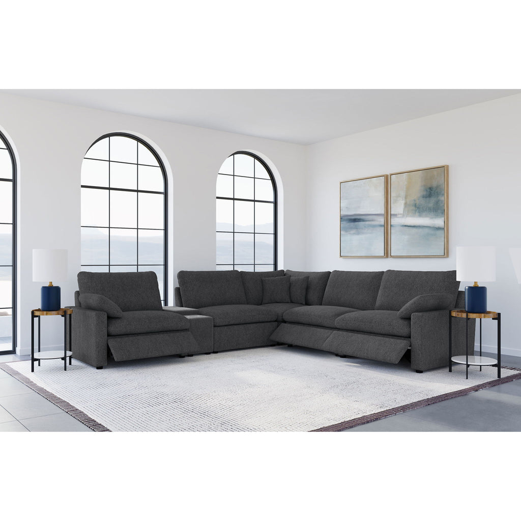 Hollander - 6 Piece Modular Power Reclining Sectional Sofa