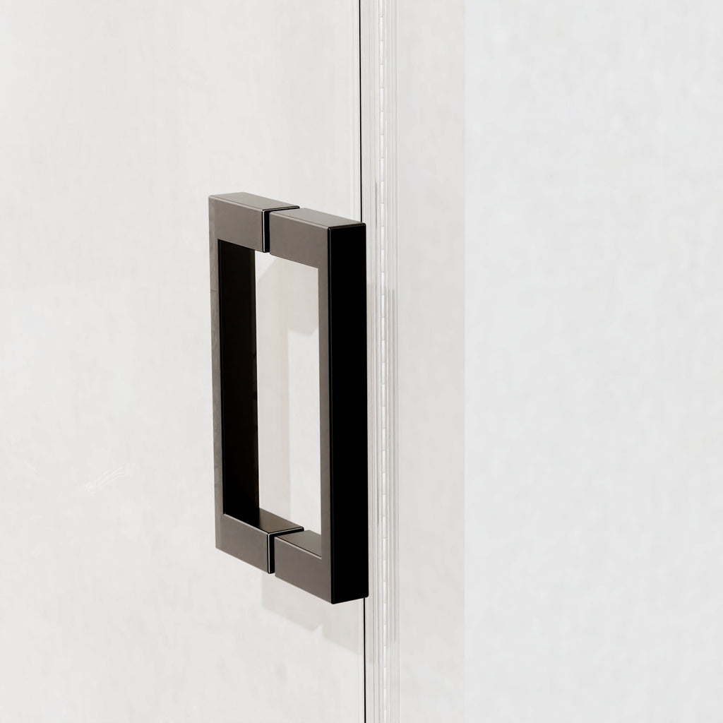Frameless Single Sliding Shower Door, Sgcc Tempered Glass, Reversible