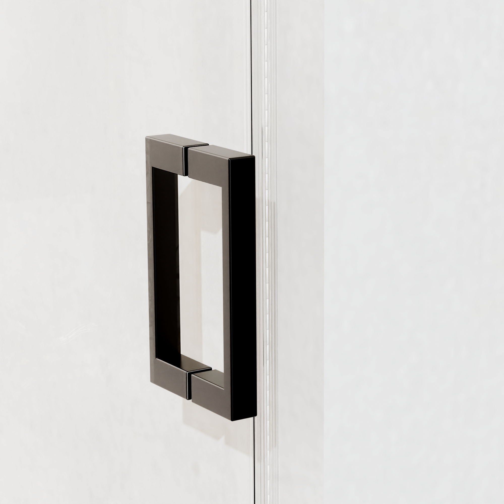Frameless Single Sliding Shower Door, Sgcc Tempered Glass, Reversible