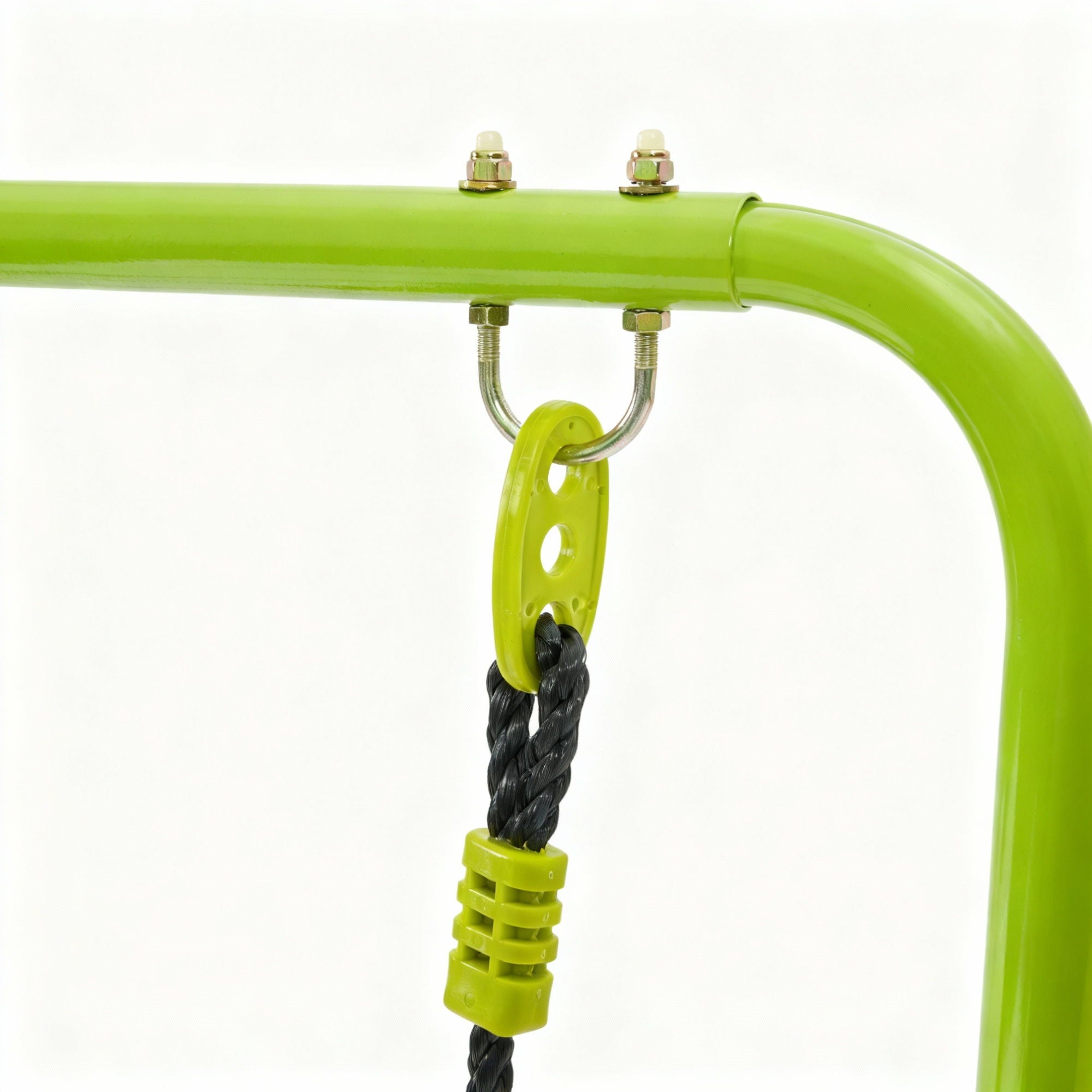 Xns001 - Baby Swing With Safety Seat Indoor / Outdoor - Black / Green