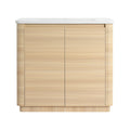 Freestanding Bathroom Vanity With Sink & 2 Soft Close Doors