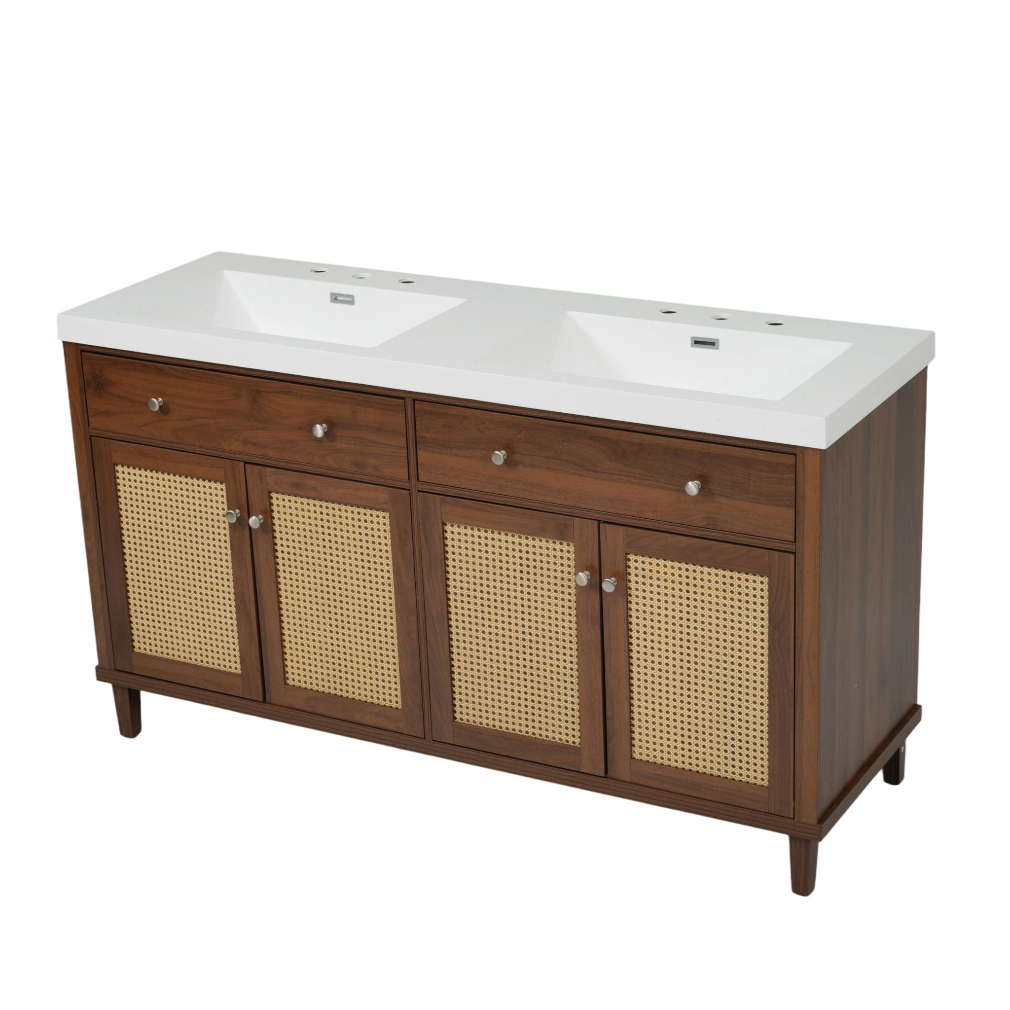 Bathroom Vanity With Double Sink, Large Storage Space