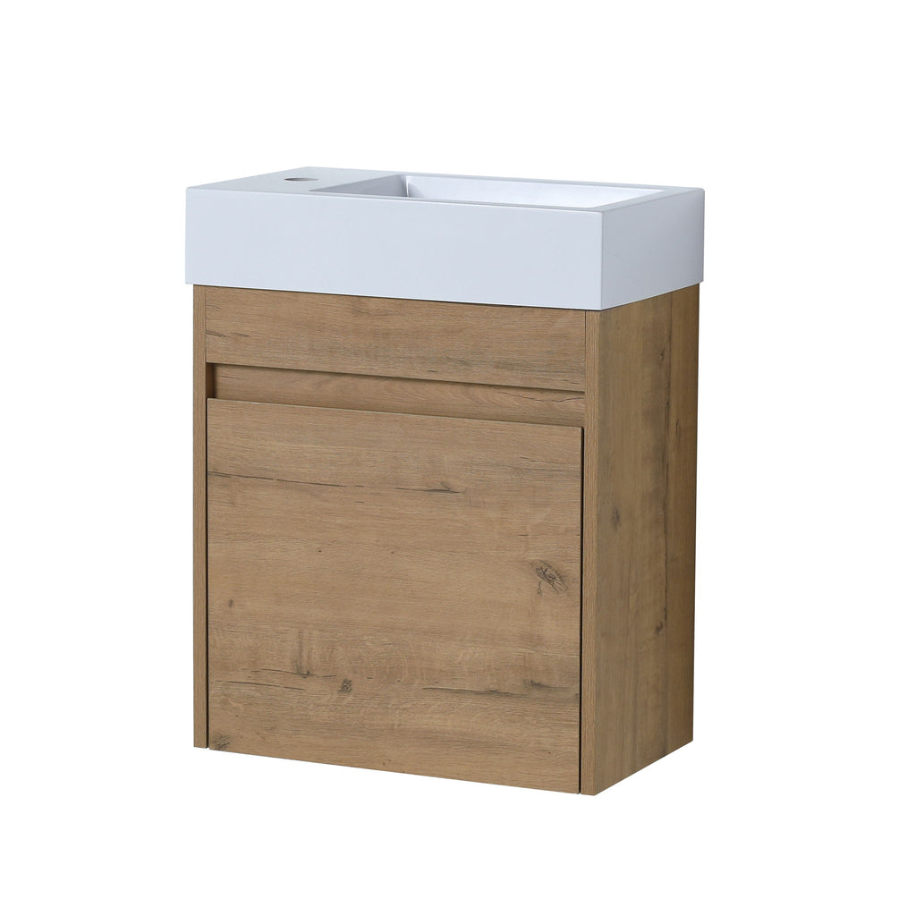 Sink Floating Bathroom Vanity With Soft Close Cabinet Door